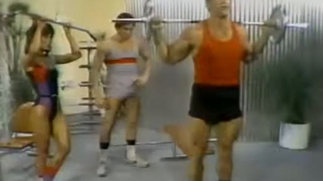 Shape up with Arnold   Rachel McLish  Arnold Schwarzenegger