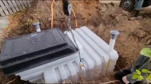 Установка погреба Тингард.