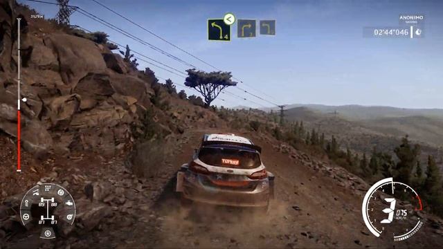 WRC 9 FIA World Rally Championship - Ford Fiesta R5 - çiçekli (зеркально) - Gameplay смотреть онлайн