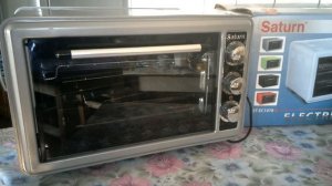 Электропечь (Электро духовка) Saturn ST-EC 1076 обзор, стоит ли покупать и  плюсы и минусы