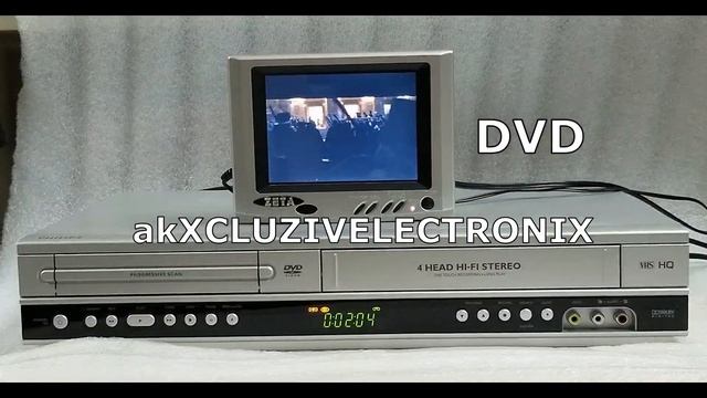 Philips DVD/VCR VHS Player Combo DUP3340U/17 смотреть онлайн