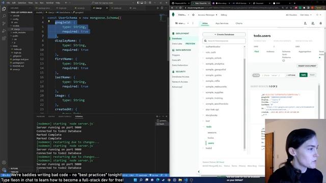 Let's Add Google OAuth to Leon's Code! #100Devs смотреть онлайн
