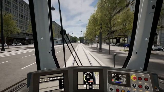 Tramsim | The Tram Simulator | Vienna Route 1 | Full Route смотреть онлайн