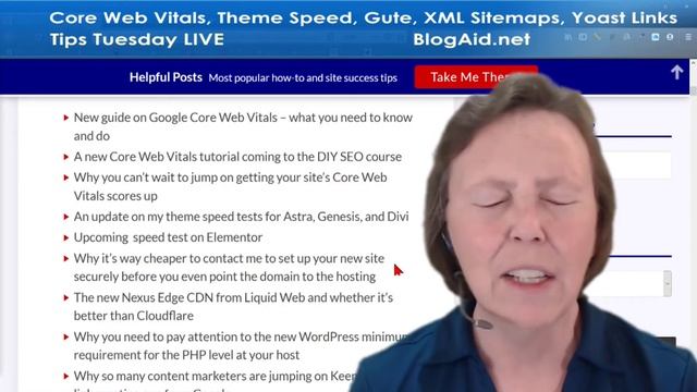 Core Web Vitals, Theme Speed Tests, Gutenberg, XML Sitemaps, Yoast Links - Tips Tuesday LIVE смотреть онлайн