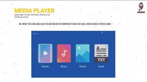 MAGCUBIC HY300 Portable Projector User Manual | Setup and Safety Instructions