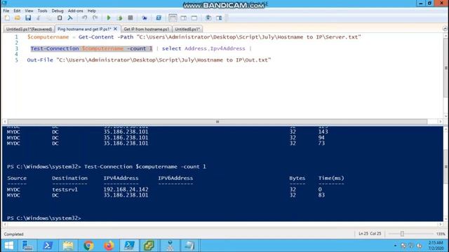 How to get IP address from Hostname for Multiple Servers using PowerShell Script смотреть онлайн