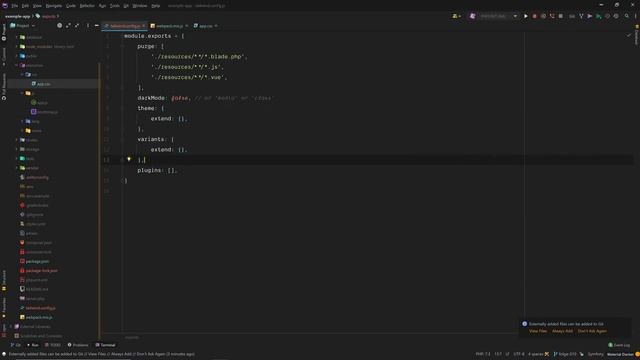 Laravel Mix / Webpack