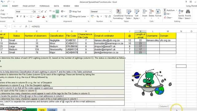 Excel Functions - Text manipulation смотреть онлайн