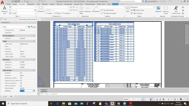 AutoCAD 2021 – Using Tables смотреть онлайн