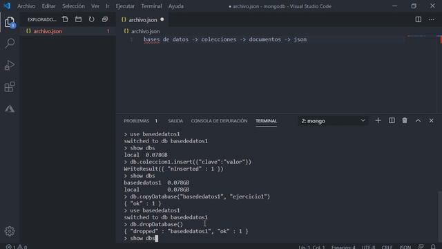 2/3 - MongoDB - Bases de datos, Colecciones y Documentos смотреть онлайн