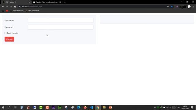 PHP Ders 76 Cookie Silme ve Basit Beni Hatırla Uygulaması смотреть онлайн