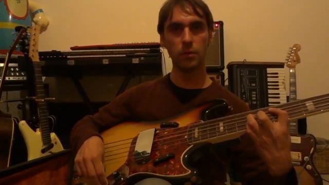 RARE Vintage 1967 Fender Bass V demo/description смотреть онлайн