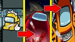 Как менялся ПРЕДАТЕЛЬ AMONG US и его жизненный цикл в майнкрафт ! Эволюция IMPOSTER MINECRAFT