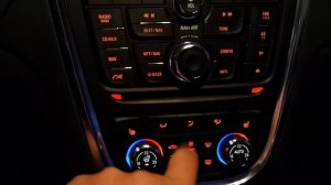 Работа климат-контроля Опель Мокка