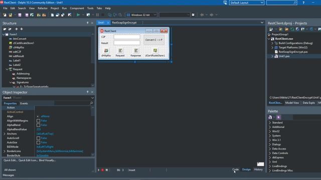 Delphi REST SOAP Client with WSS Signatures and Encryption смотреть онлайн