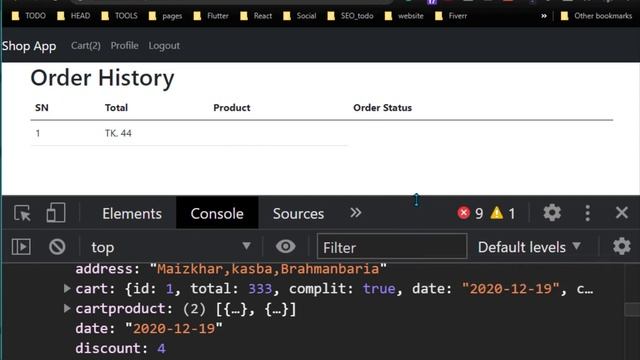 Django And React Full-E-Commerce App in Bangla(বাংলা)-Part 15 - My Order History смотреть онлайн