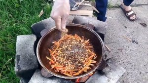 Плов из красного риса ,Devziradan osh tayyorlash