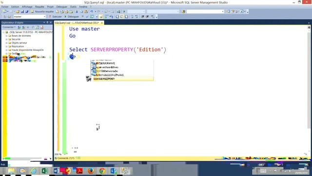 Savoir les informations de l'instance SQL Server смотреть онлайн