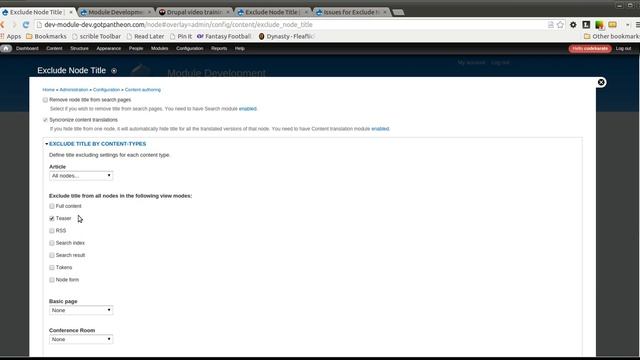 Drupal 7 Exclude Node Title Module - Daily Dose of Drupal Episode 177 смотреть онлайн