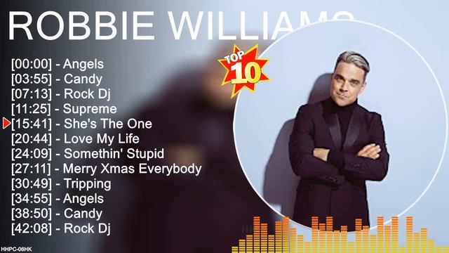 R o b b i e W i l l i a m s Top 10 Greatest Hits ~Full Album смотреть онлайн