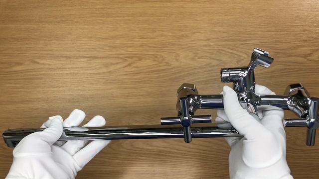 Распаковка смесителя для ванны с дл. изливом ESKO CN 31 смотреть онлайн