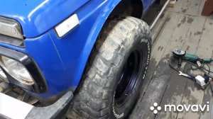 Установка 32х колёс на Ниву тест драйв