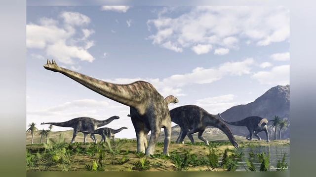 Шунозавр- странный зауропод с булавой на хвосте смотреть онлайн