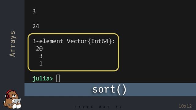 [10x12] How to use Arrays in Julia смотреть онлайн
