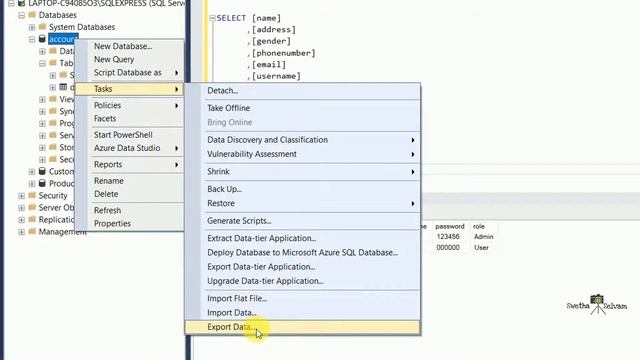 Export SQL SERVER Data To Excel смотреть онлайн