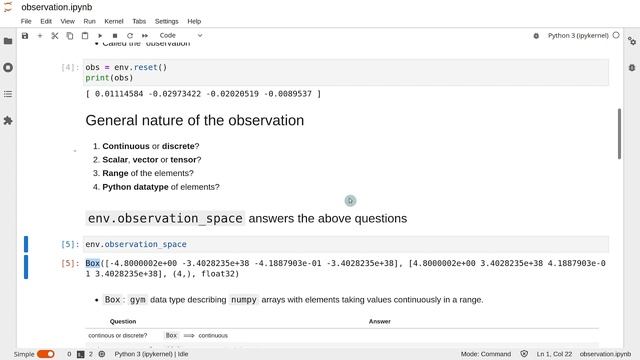 OpenAI Gym: How to Observe the Environment смотреть онлайн