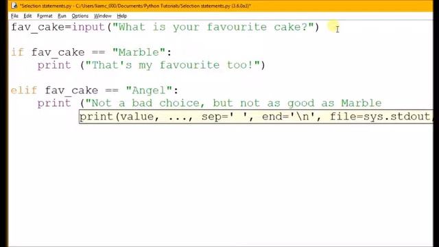 How to use selection statements (IF/ELIF/ELSE) in Python смотреть онлайн