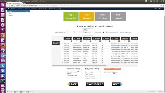 Import Users From Excel or CSV file to EasySocial and Joomla смотреть онлайн