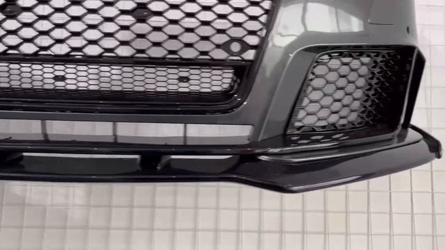 RS3 Style front bumper grille fit Audi A3 смотреть онлайн