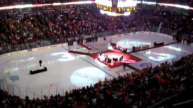 11/9/08 Magnuson/Pilote retirement Savard Intro смотреть онлайн
