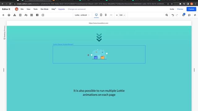 How to Play Lottie Animation based on Mouse Scroll on Editor X смотреть онлайн