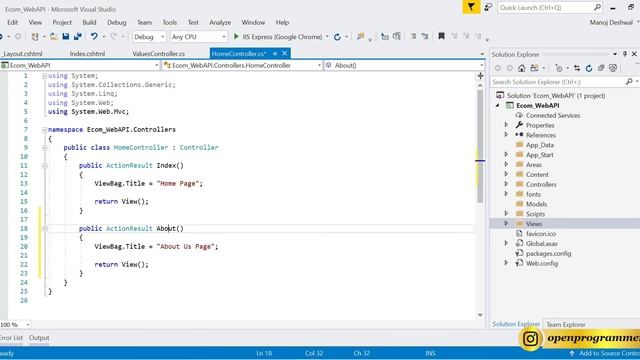 Responsive Ecommerce Application Using Web API смотреть онлайн
