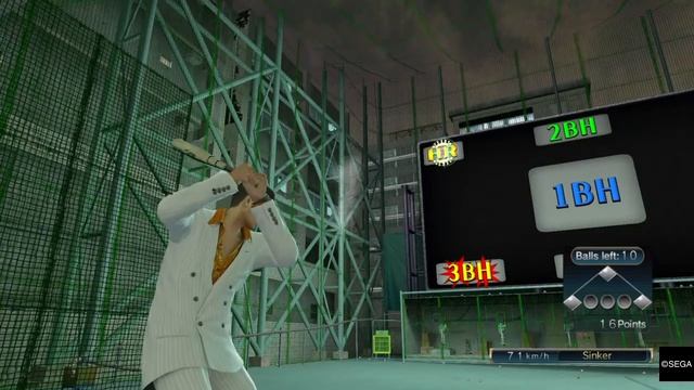 Yakuza 0 - Batting Cage 'S' Rank (Beginner) смотреть онлайн