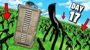 ОГРОМНАЯ ТОЛПА ДЕНЬ 17 ПРОТИВ НЕБОСКРЕБА! ОБОРОНА ЗДАНИЯ ОТ SCP DAY 17! УГАР И БЕЗУМИЕ В Garry`s Mod