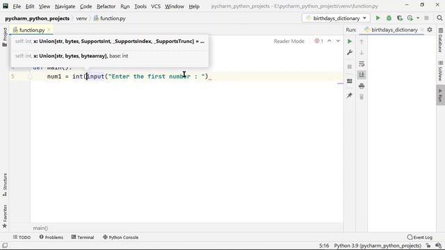 ADD function in python смотреть онлайн