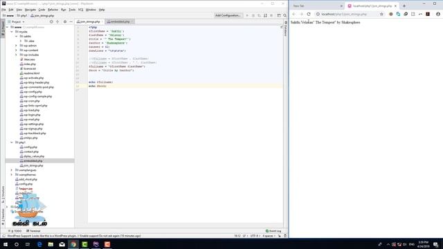 Learning PHP in Tamil -7 Joining String смотреть онлайн