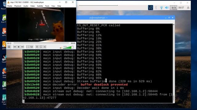 Raspberry Pi: Stream video to VLC player, using rtsp protocol. смотреть онлайн