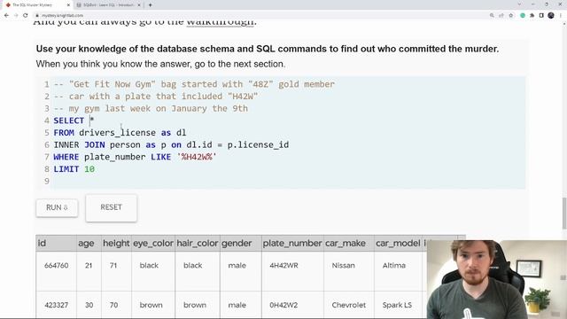 Learn SQL | Solve the SQL Murder Mystery смотреть онлайн