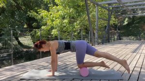 Тренировка с использованием МФР ролла | Пилатес с МФР роллом