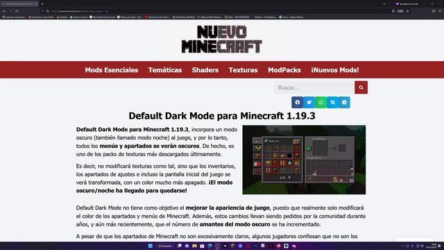 Activar MODO OSCURO en Minecraft 1.20.2 | Default Dark Mode - Pack de Texturas 1.20 смотреть онлайн