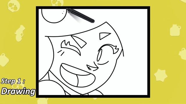 HOW TO DRAW PIPER ICON FROM BRAWL STARS смотреть онлайн