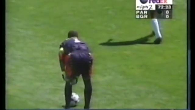 Chilavert - Free kick vs Bulgaria World Cup 98 смотреть онлайн