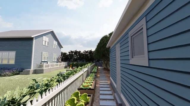 Ландшафтный дизайн участка 7 соток. Визуализация в скетчап. Видеообзор участка. Планировка участка смотреть онлайн