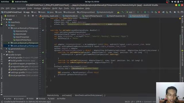 Latihan 2 : Menerapkan MVP didalam penerimaan data dari penyedia data JSON dan Unit Testing Mockito смотреть онлайн