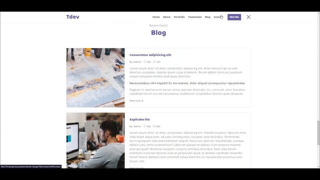 Responsive Personal Portfolio website using html css and Js | Tdev | The Terminal Boy смотреть онлайн