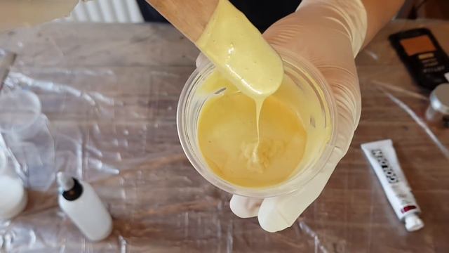 Mixing Pigments with Acrylic Paint for a Dutch Pour / Acrylic Pouring смотреть онлайн